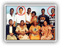 Obama family picture. He and his Muslim brother are circled.